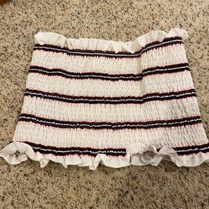 Women’s Strapless Crop Top